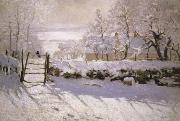 Claude Monet The Magpie painting